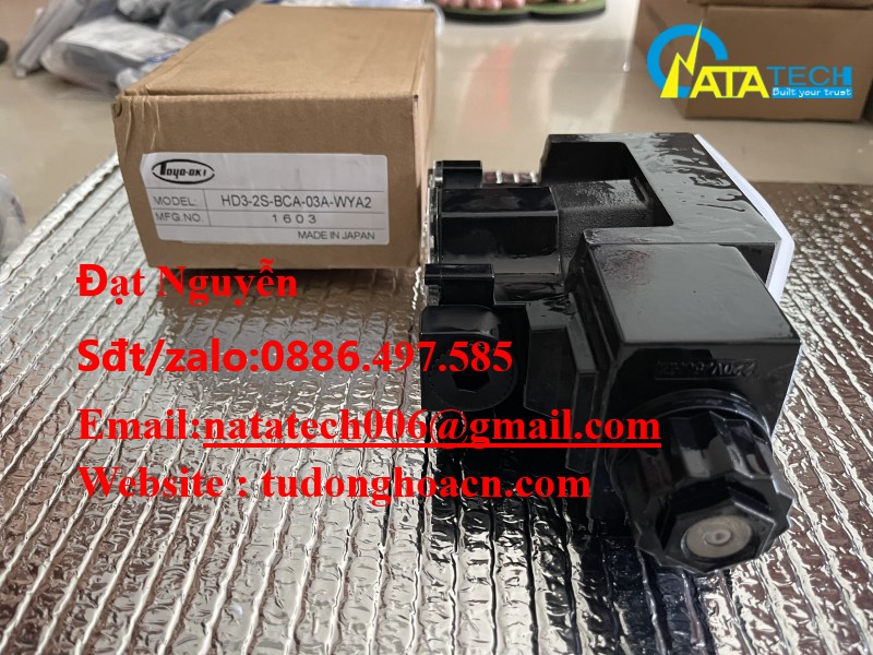 HD3-2S-BCA-03A-WYA2 van thủy lực chính hãng Toyo-oki mới nhập khẩu
